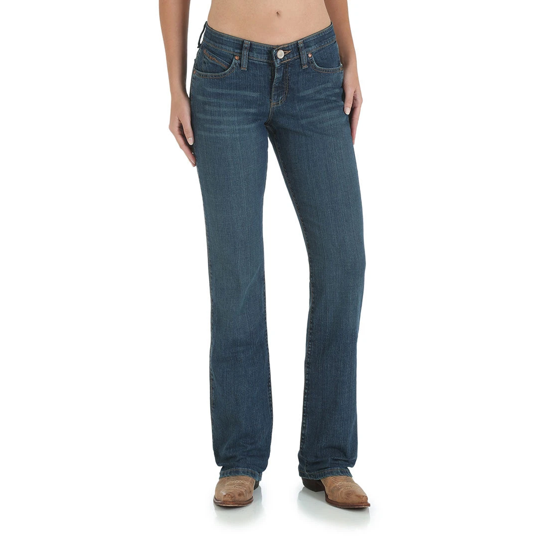 Wrangler Women's Ultimate Riding Q-Baby Mid Rise Jeans - Image 3