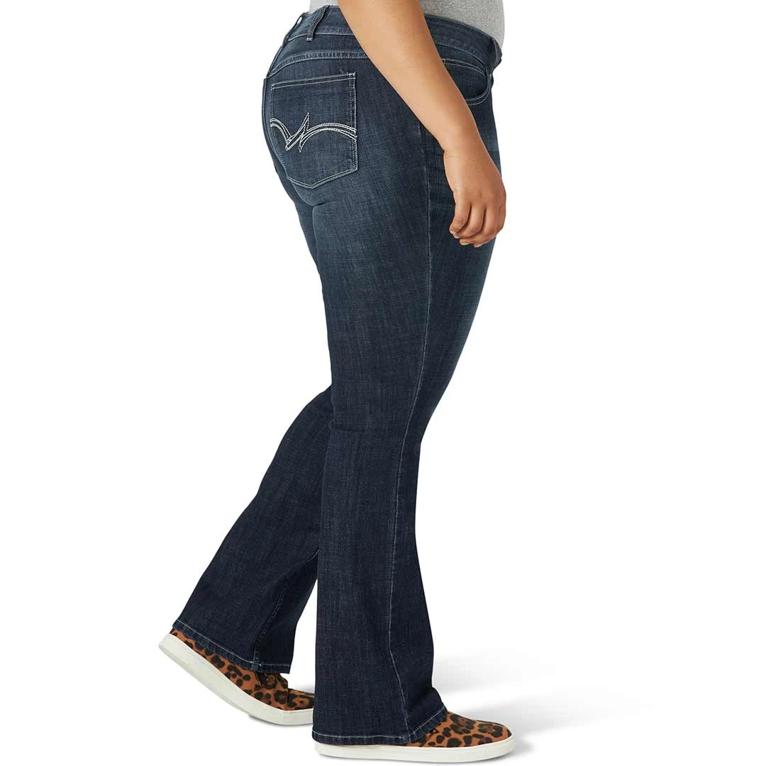 Wrangler Women's Mid Rise Bootcut Jeans - Image 5