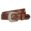Wrangler Men's Chevron Lace Leather Belt