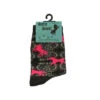 Austin Accent Kids' Grey & Pink Horses Sock