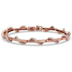 Montana Silversmiths Women's Along The Rose Gold Path Bracelet