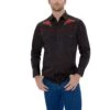 Ely Cattlemen Men's Rose Embroidered Shirt