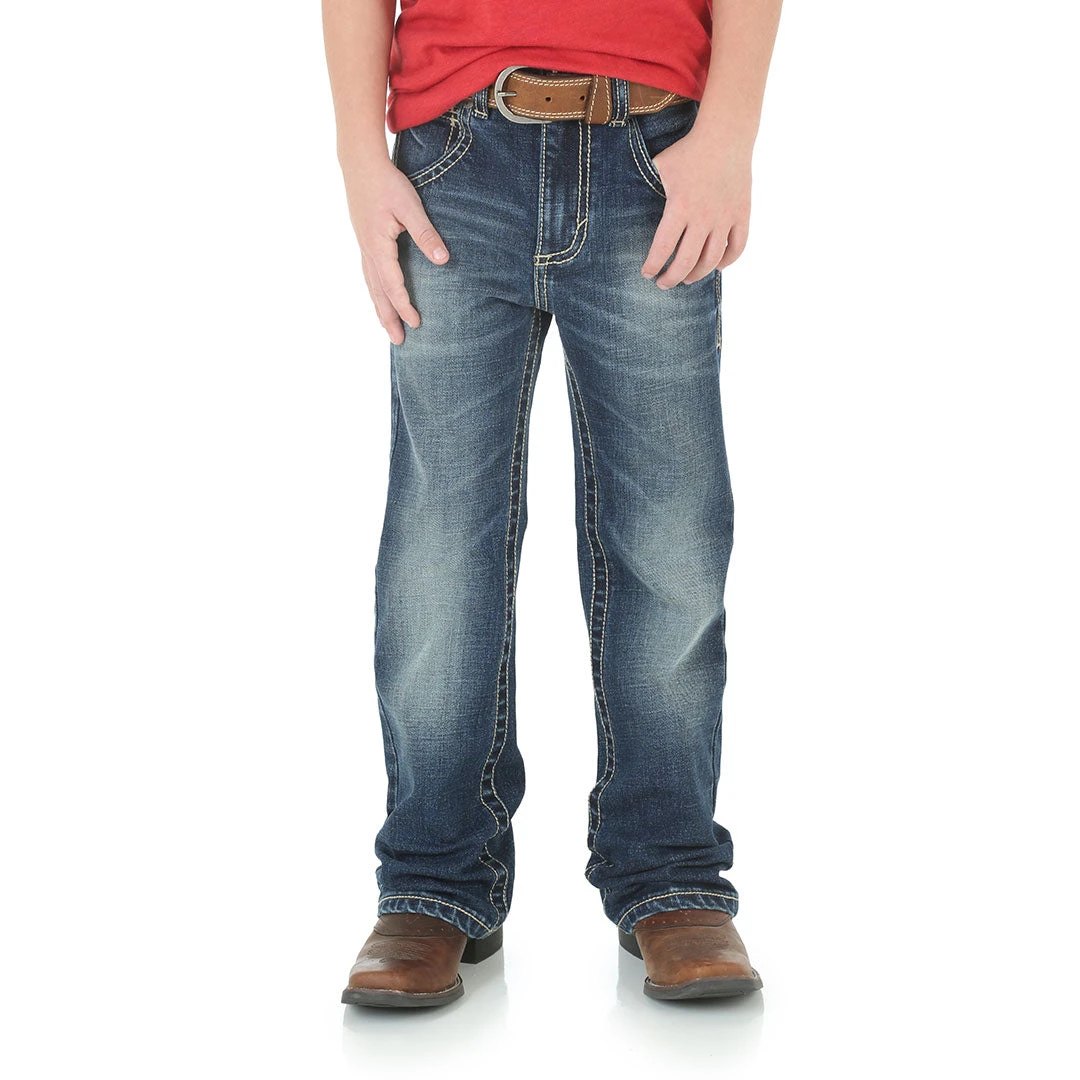 Wrangler Boys' 20X No. 42 Slim Fit Bootcut Jeans (8-20) - Image 3