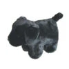 Carstens Black Lab Plush Coin Bank