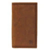 Ariat Men's Perforated Edge Distressed Rodeo Wallet