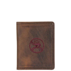 Roughy Men's Weathered Havana Bi-Fold Wallet