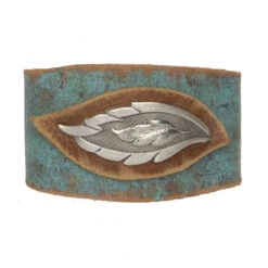 Cowgirl Confetti Women's Feather Step Leather Cuff Bracelet