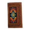 Twisted X Men's Sunburst Rough Leather Rodeo Wallet