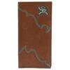 Roughy Men's Stitch Accent Leather Rodeo Wallet