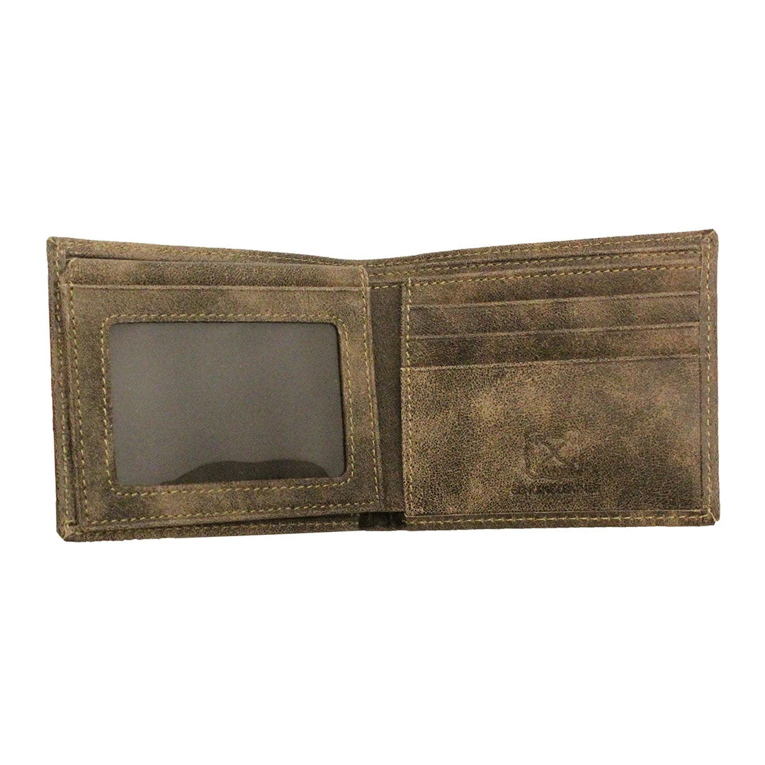 Twisted X Men's Distressed Leather Bi-Fold Wallet - Image 2