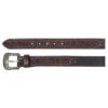Hooey Tooled Leather Chocolate Mens Belt