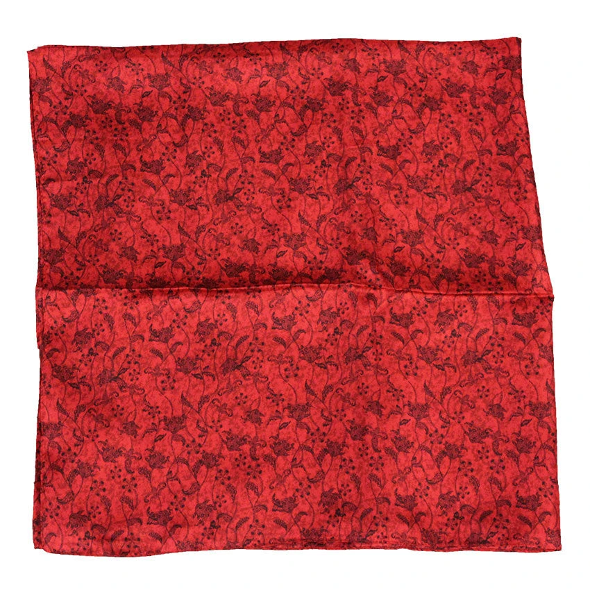 Austin Accent Subtle Floral Print Wild Rag Scarf - Image 2