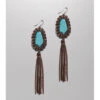Cowgirl Confetti Women's Hint Of Glamour Stone & Tassel Earrings