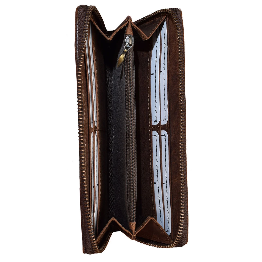 STS Ranchwear Women's Baroness Leather Zip-Around Wallet - Image 2