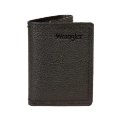 Wrangler Men's Double Stitch Tri-Fold Wallet