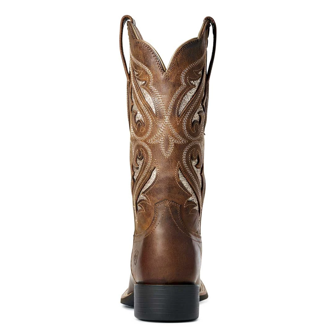 Ariat Women's Round Up Bliss Square Toe Cowgirl Boots - Image 3