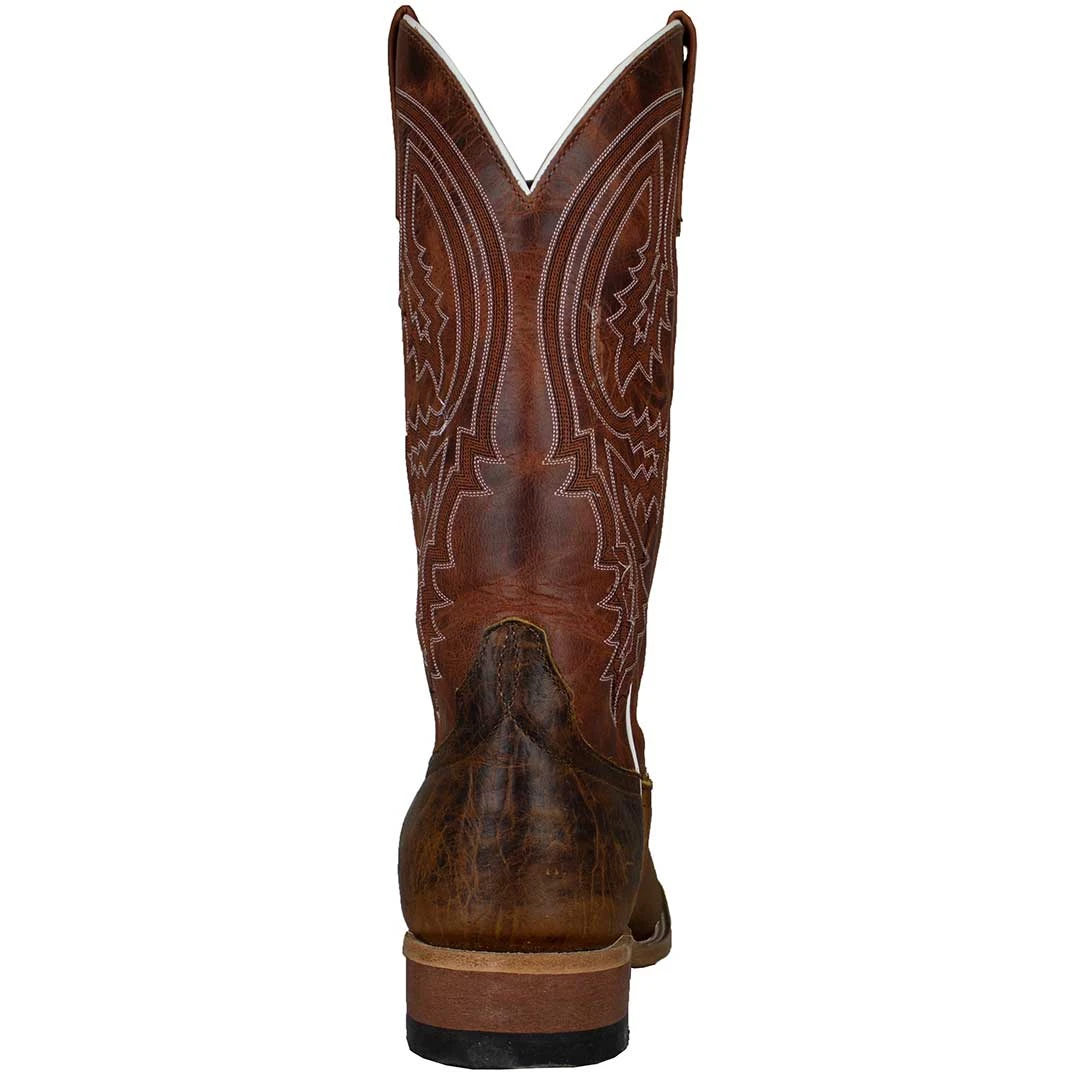 Anderson Bean Men's Square Toe Bison Cowboy Boots - Image 5