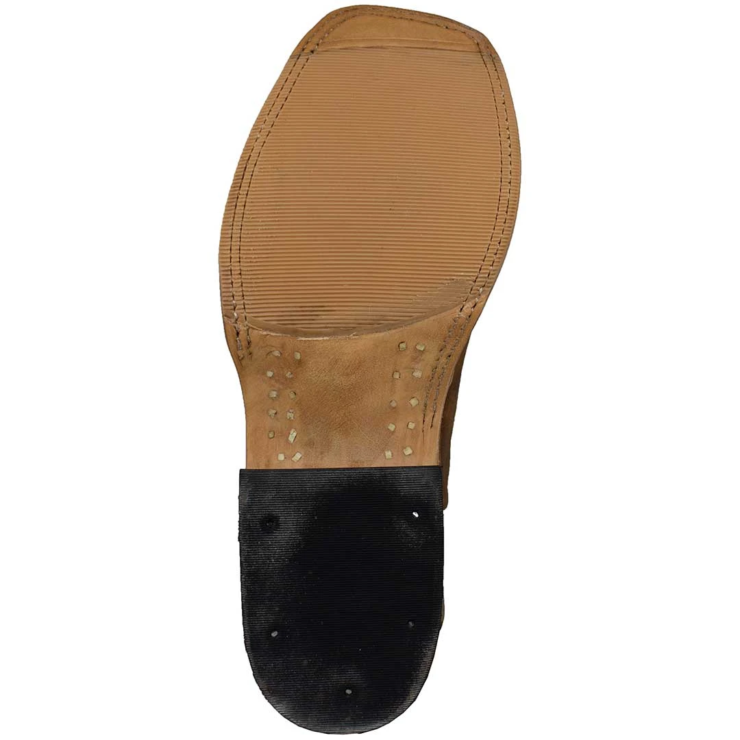 Anderson Bean Men's Square Toe Bison Cowboy Boots - Image 7