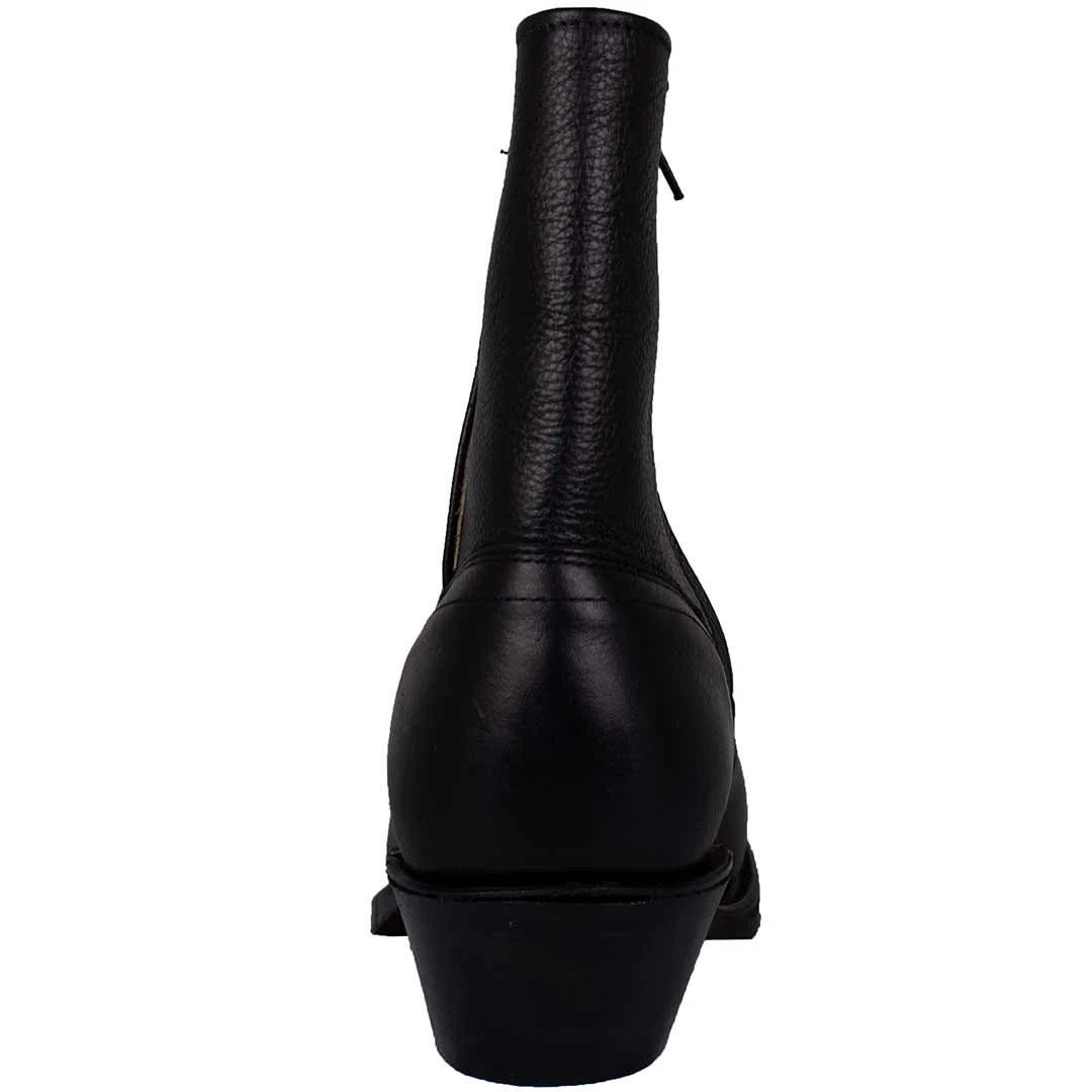 Boulet Men's Mid Length Zip Cowboy Dress Boots - Image 4