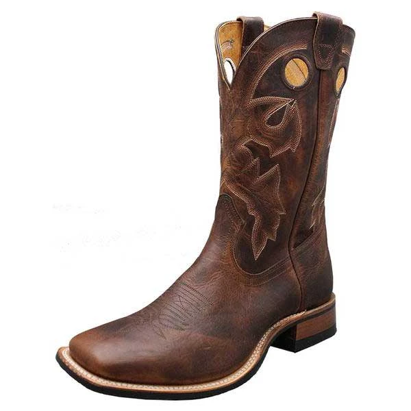 Boulet Men's Damiana Square Toe Cowboy Boots