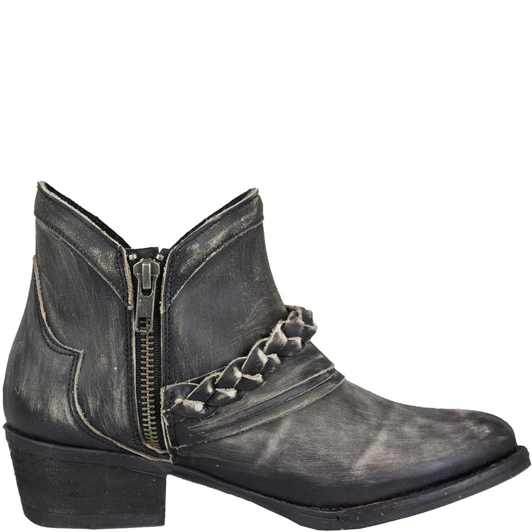 Circle G Women's Zipper With Fringe Round Toe Cowgirl Boots - Image 4