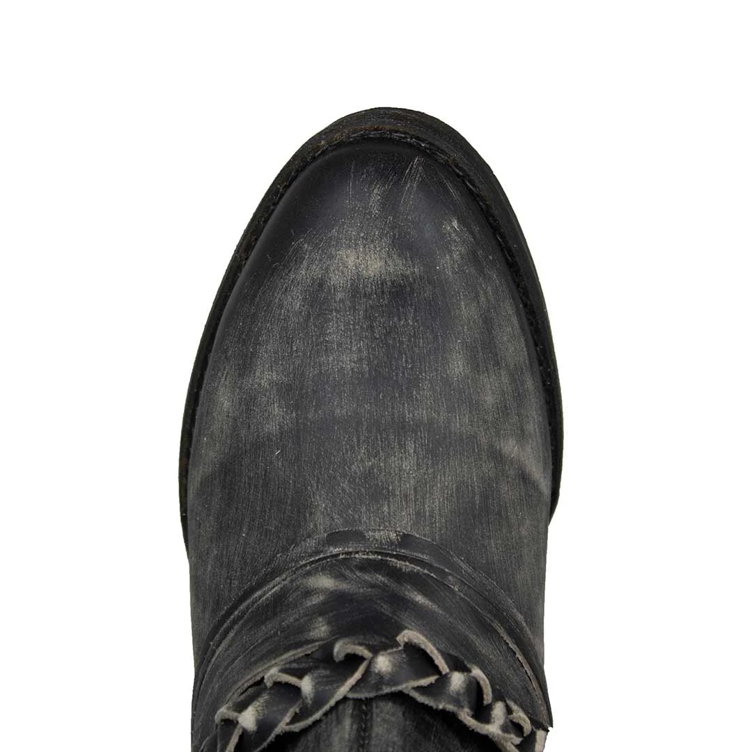 Circle G Women's Zipper With Fringe Round Toe Cowgirl Boots - Image 7