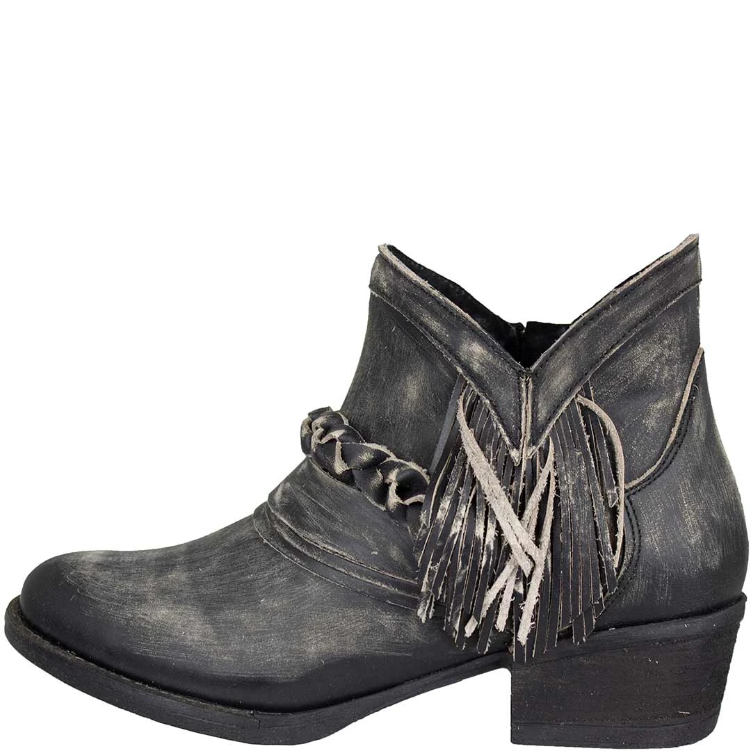 Circle G Women's Zipper With Fringe Round Toe Cowgirl Boots - Image 3