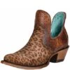 Circle G Women's Cut Out Round Toe Cowgirl Boots