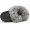 Lammle's Womens' Fur Trim Moccasins