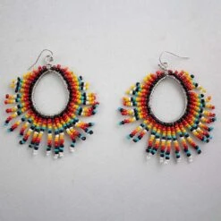 Cindy Smith Women's Sunburst Beaded Earrings