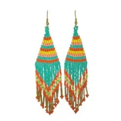 Cindy Smith Women's Beaded Chandelier Earrings