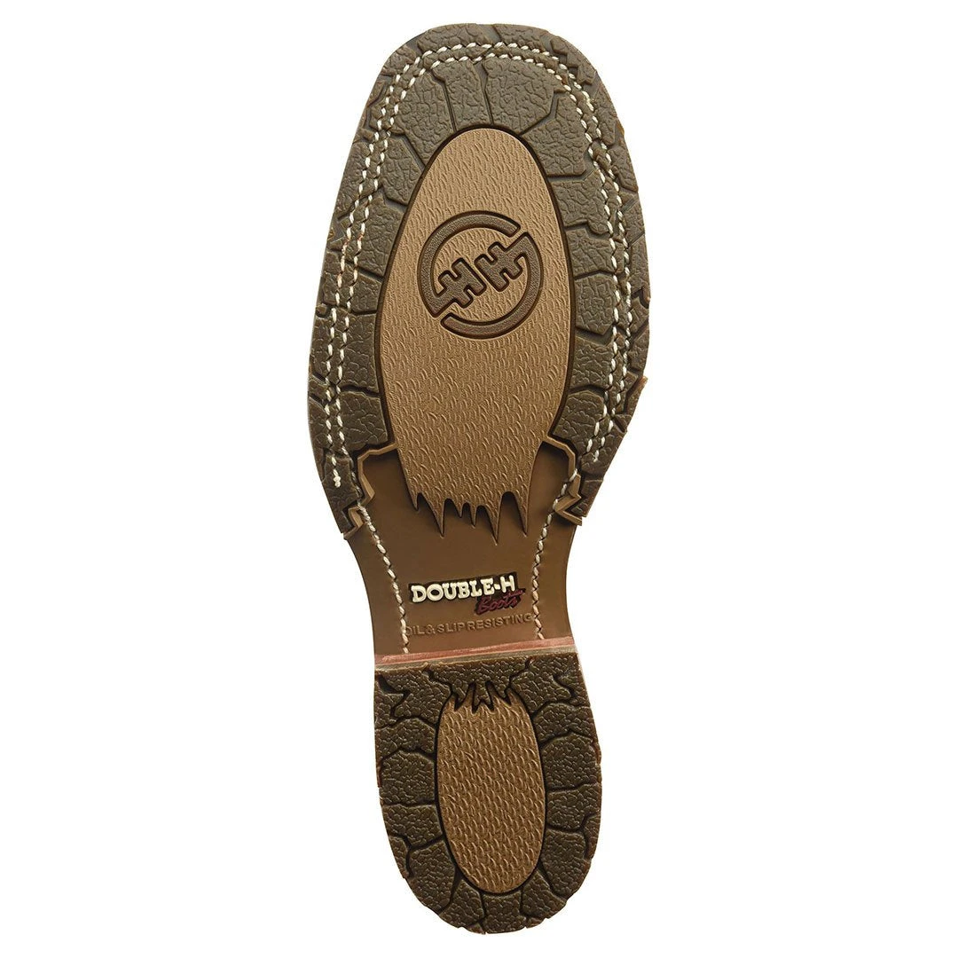 Double-H Men's Harshaw Square Toe Cowboy Boots - Image 7