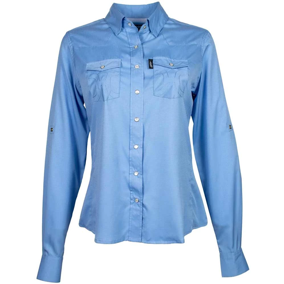 Hooey Brands Women's Sol Solid Snap Shirt - Image 3