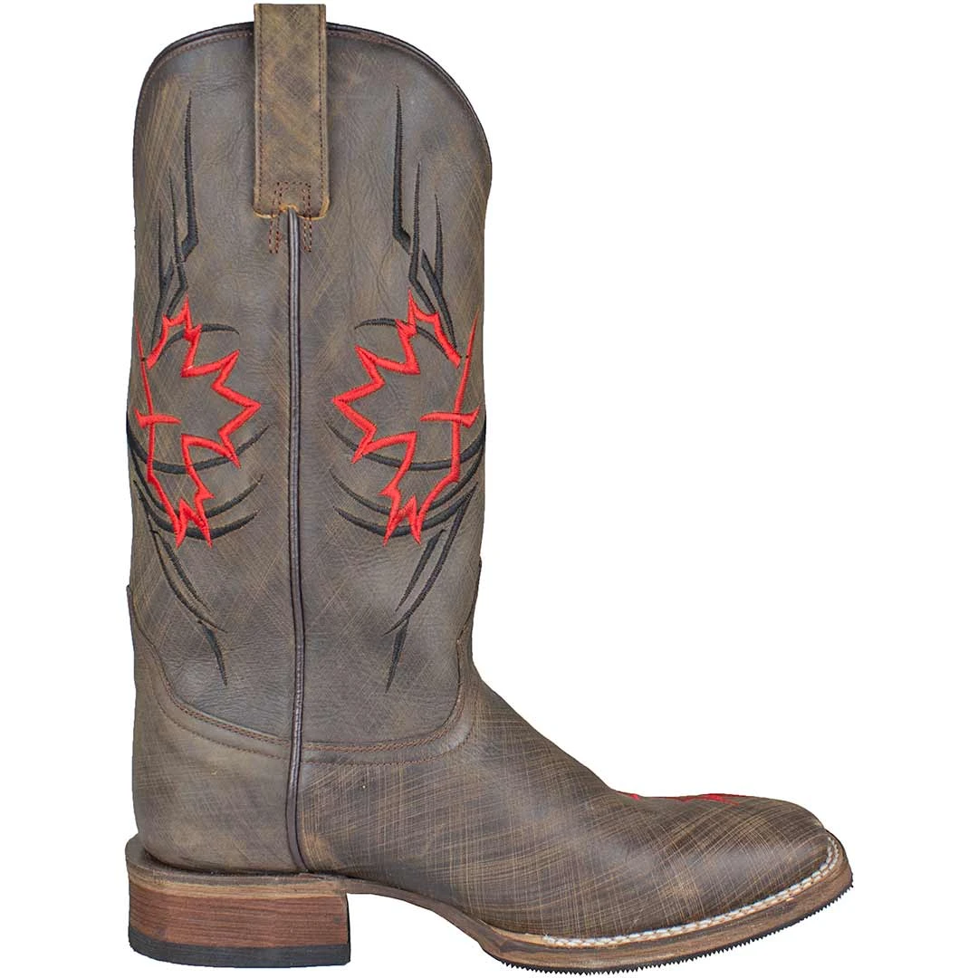 Roper Men's Maple Leaf Square Toe Cowboy Boots - Image 3