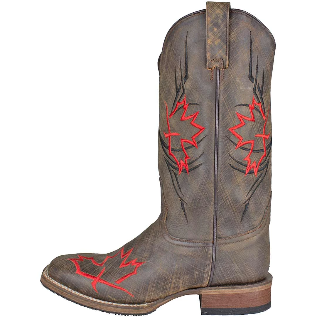 Roper Men's Maple Leaf Square Toe Cowboy Boots - Image 2