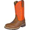 Roper Youth Orange Shaft Cowboy Boots