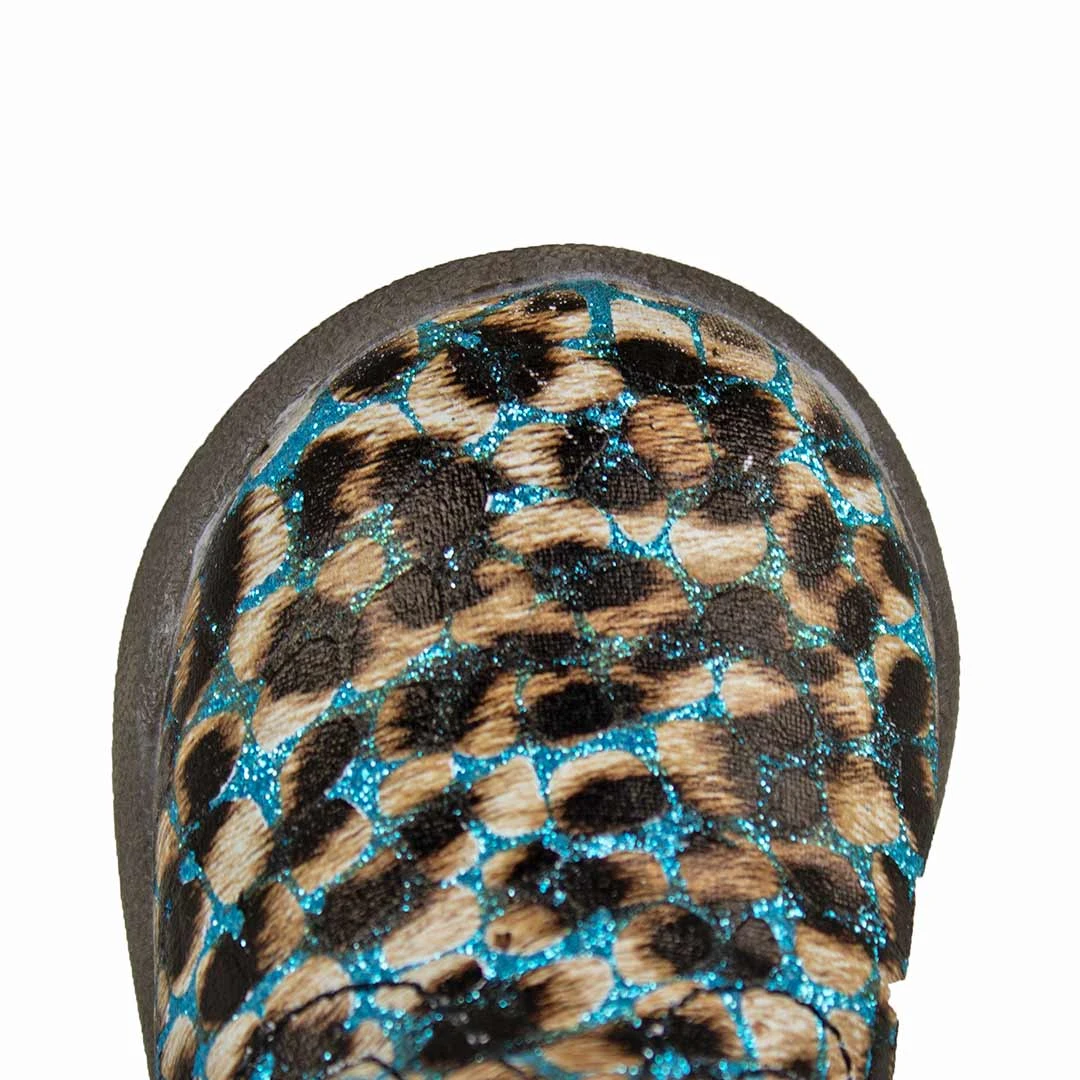 Roper Baby Girls' Glitter Leopard Cowgirl Boots - Image 7