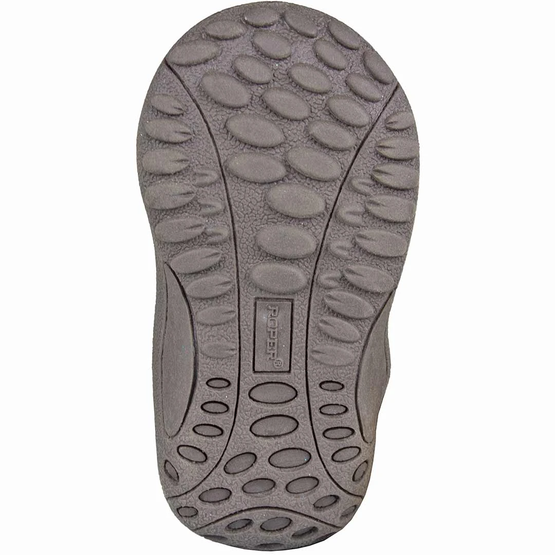 Roper Baby Girls' Glitter Leopard Cowgirl Boots - Image 8