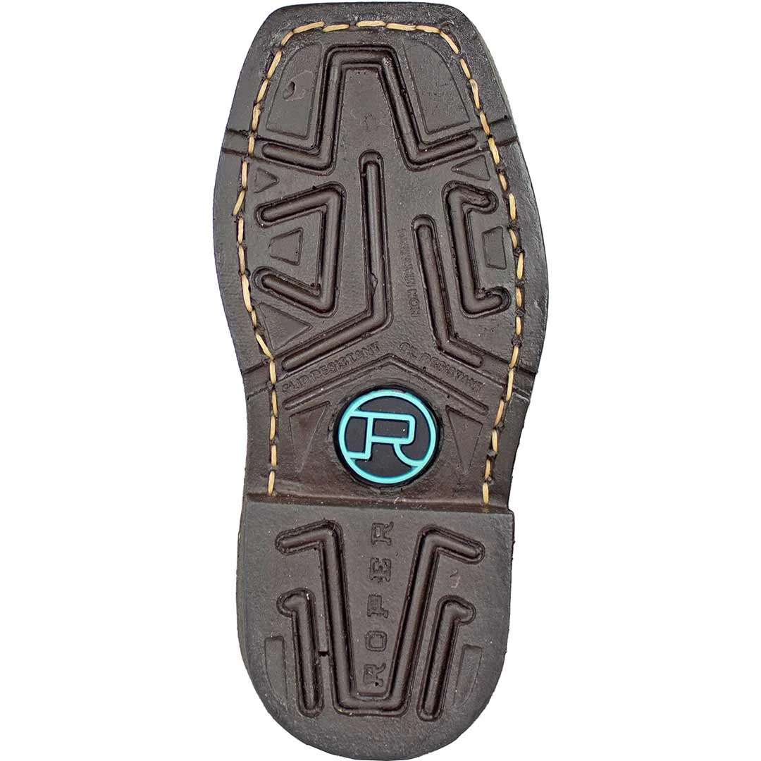Roper Toddler Girls' Aztec Shaft Cowgirl Boots - Image 7