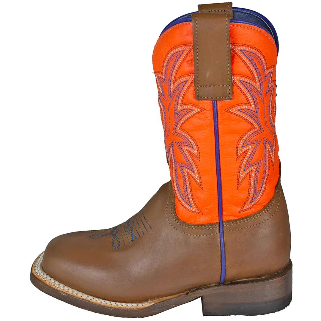 Roper Kids' Orange Shaft Cowboy Boots - Image 2