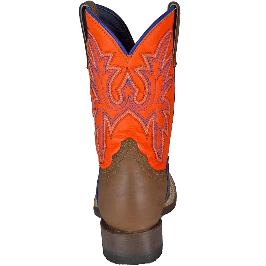 Roper Kids' Orange Shaft Cowboy Boots - Image 5