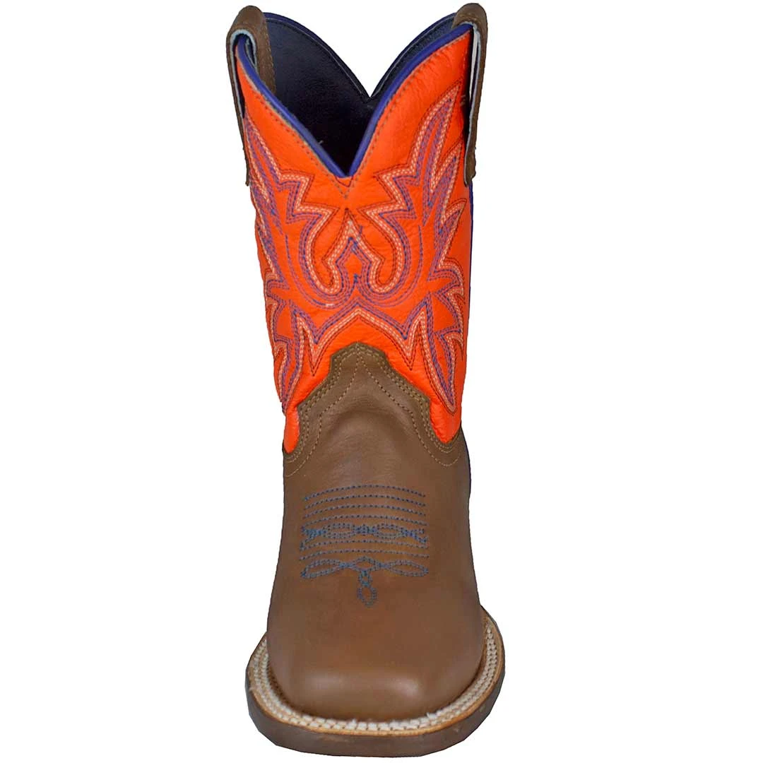 Roper Kids' Orange Shaft Cowboy Boots - Image 4