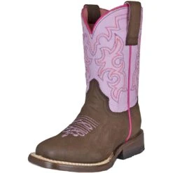Roper Girls' Pink Shaft Cowgirl Boots