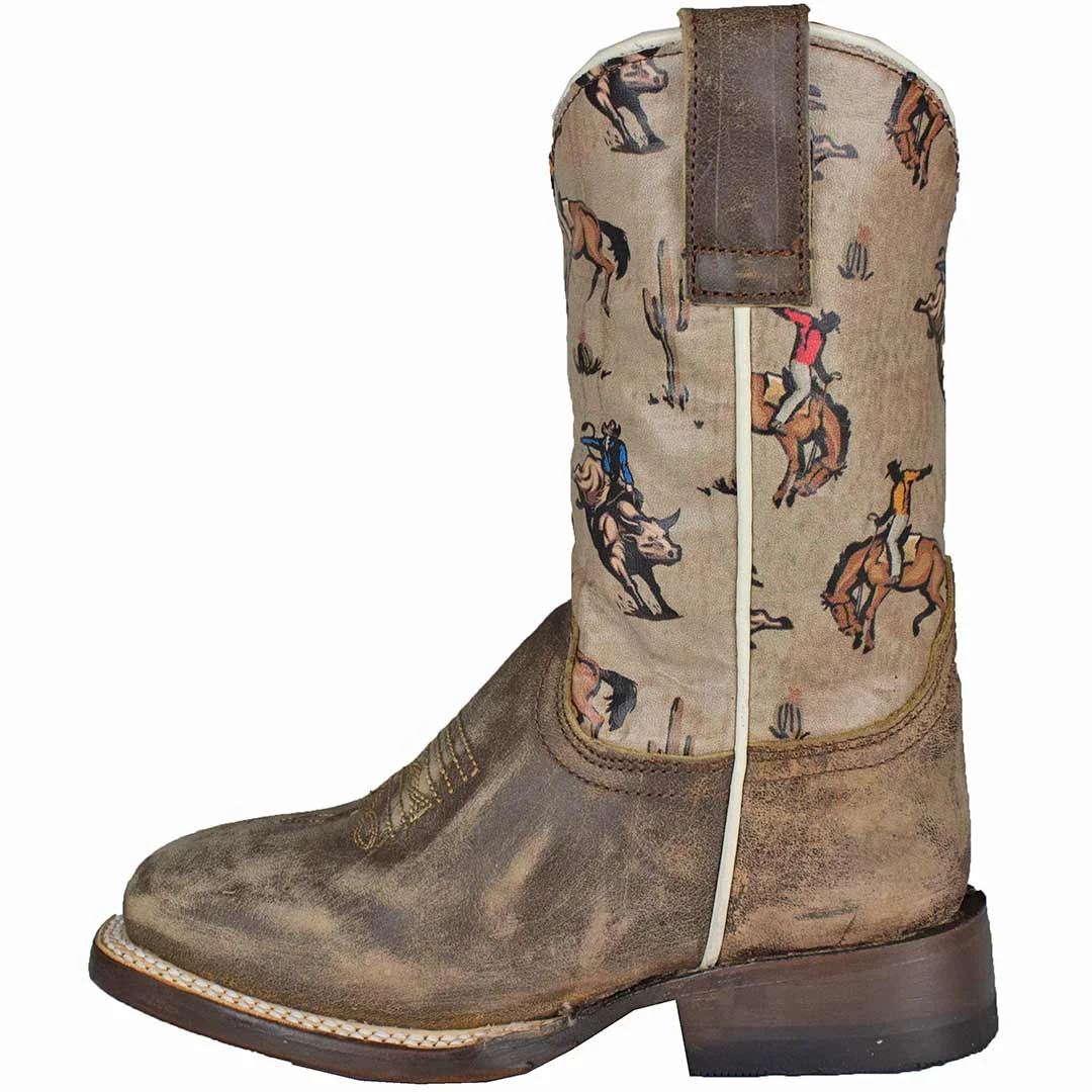 Roper Kids' Buckin' Shaft Cowboy Boots - Image 2