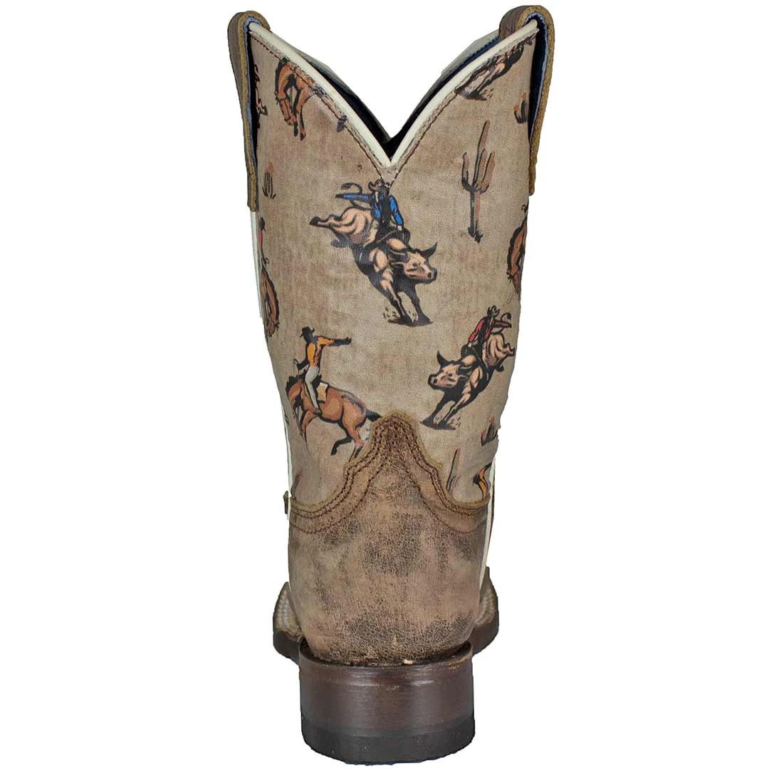 Roper Kids' Buckin' Shaft Cowboy Boots - Image 5