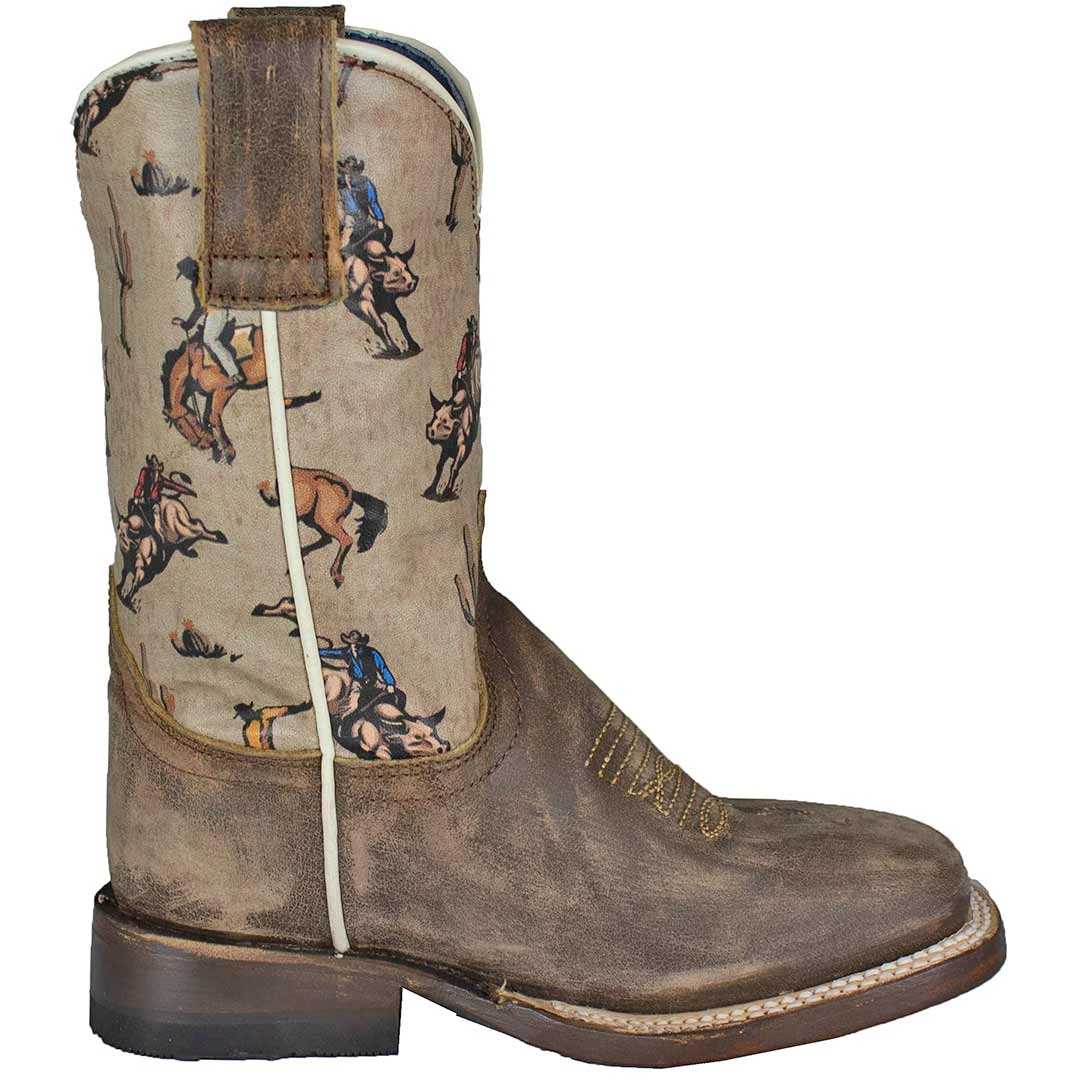 Roper Kids' Buckin' Shaft Cowboy Boots - Image 3