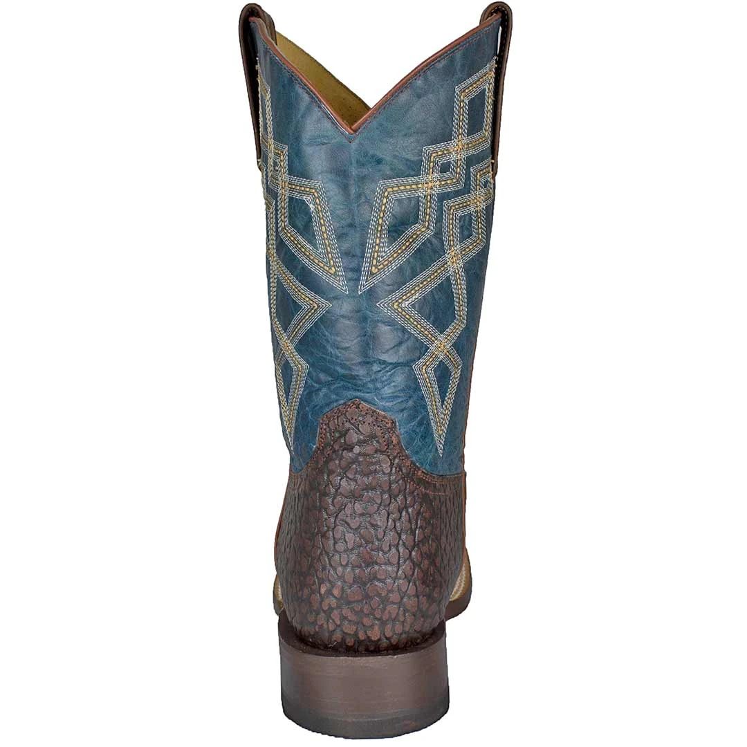 Roper Men's Teal Shaft Cowboy Boots - Image 5