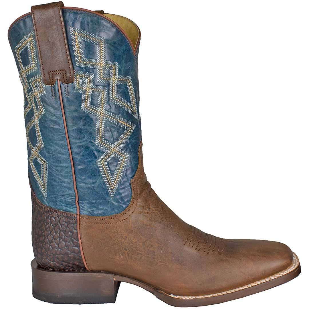 Roper Men's Teal Shaft Cowboy Boots - Image 3