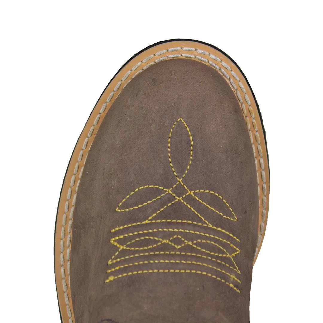 Old West Boys' Round Toe Cowboy Boots - Image 6