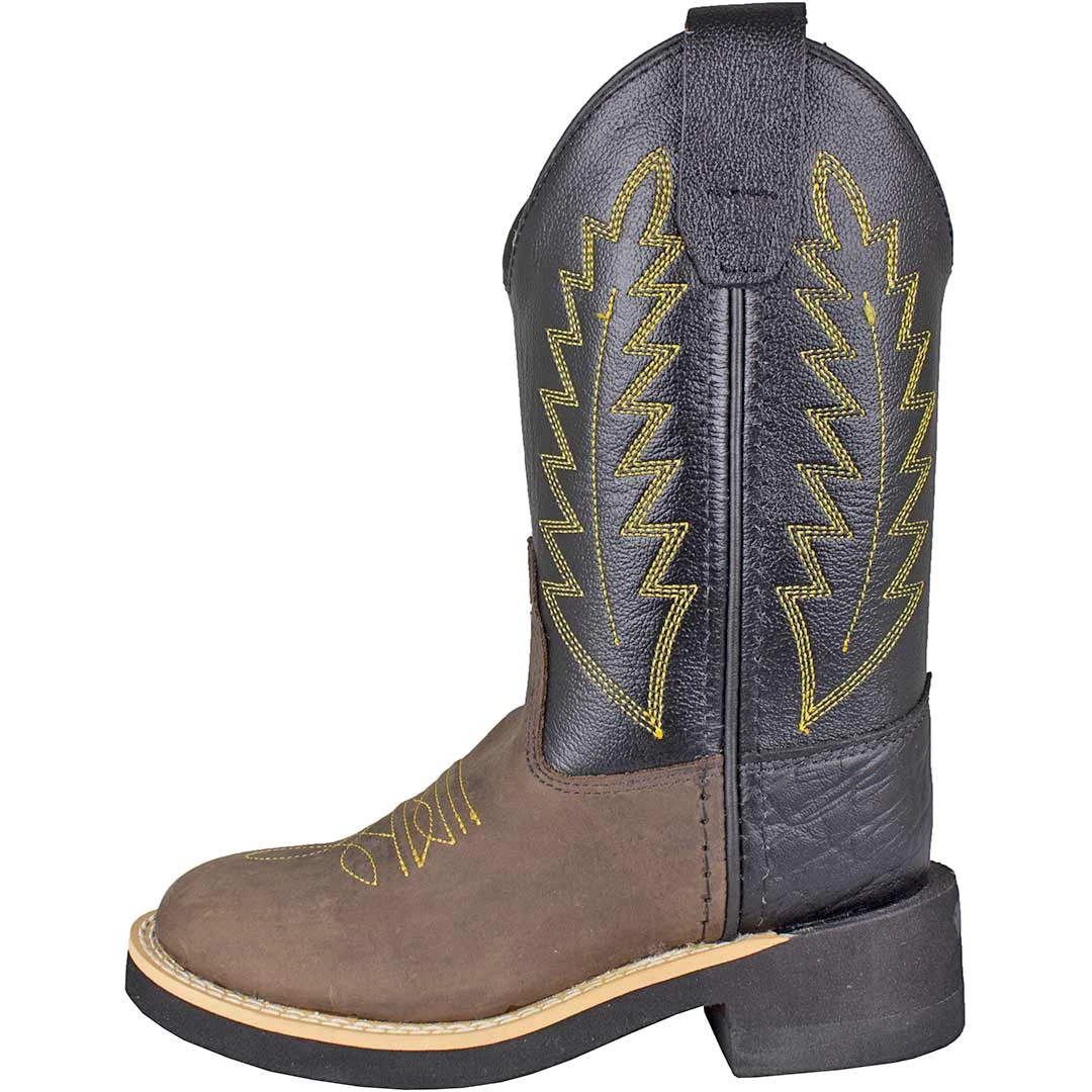 Old West Boys' Round Toe Cowboy Boots - Image 2